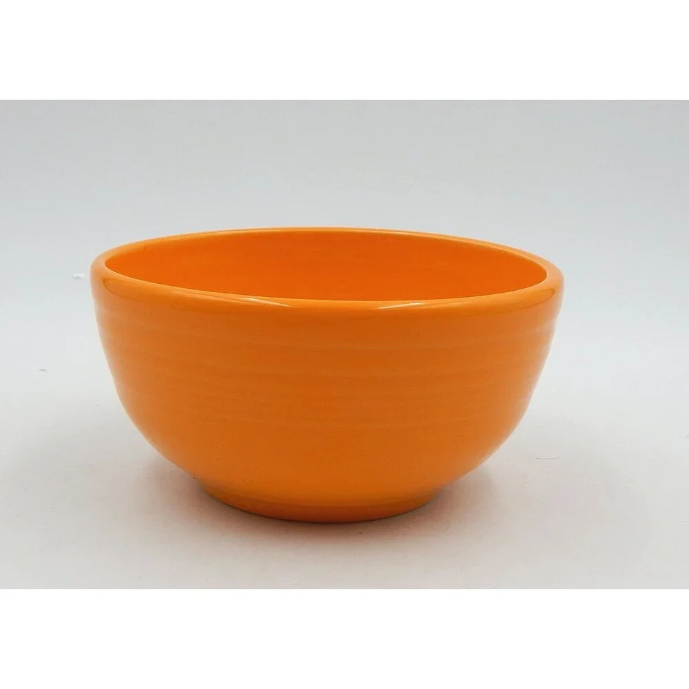 Fiesta Fiestaware Orange Classic Rim Small Bowl 5.5 Wide 2.75 Tall